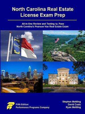 cover image of North Carolina Real Estate License Exam Prep